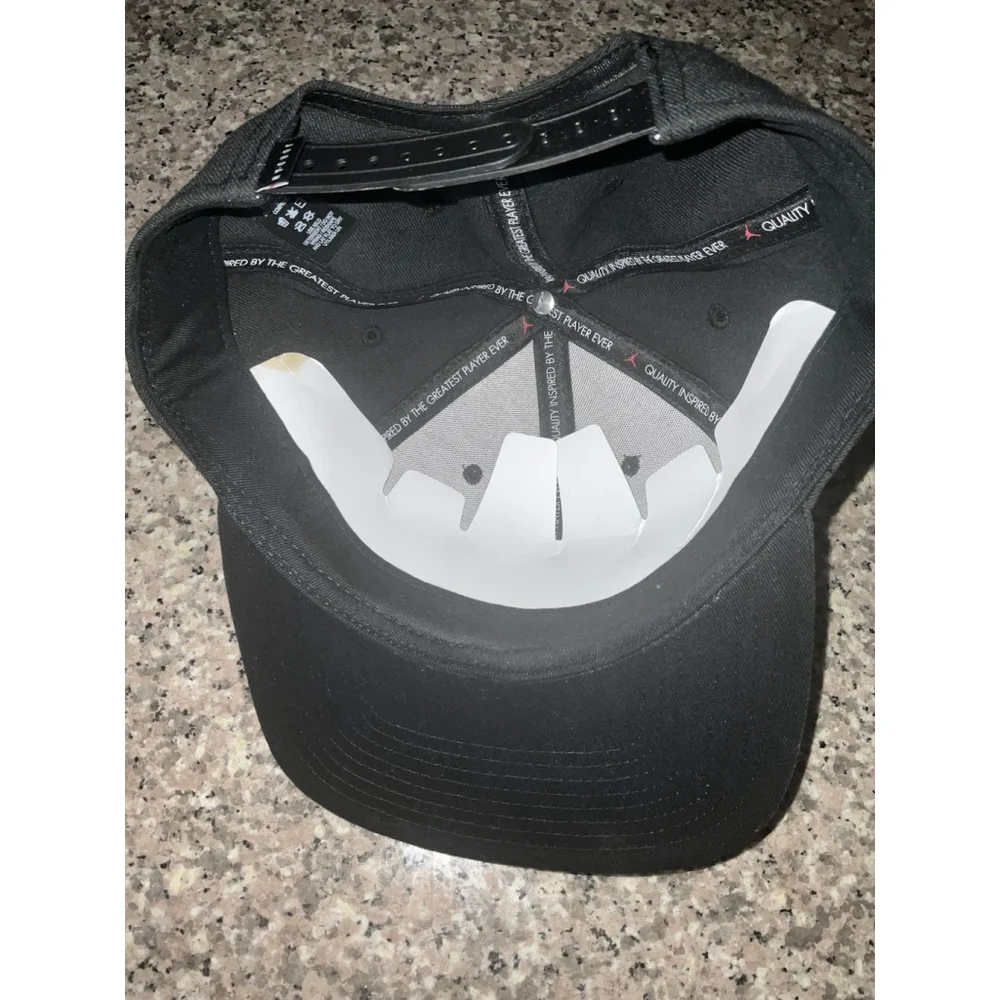 Air Jordan Hat Mens Jumpman Pro Snapback Embroidered Logo Black White